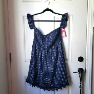 Xhiliration Polka Dot Dress Brand New